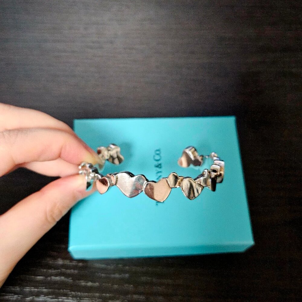 Tiffany & Co. Paloma Picasso Modern Heart Cuff Bracelet